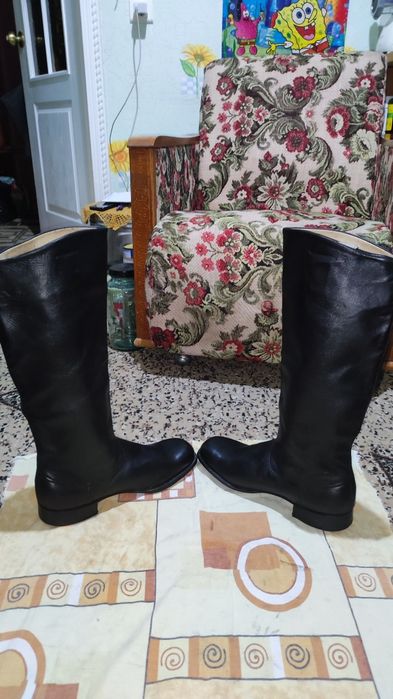 Сапоги хромовые 43р. Скороход