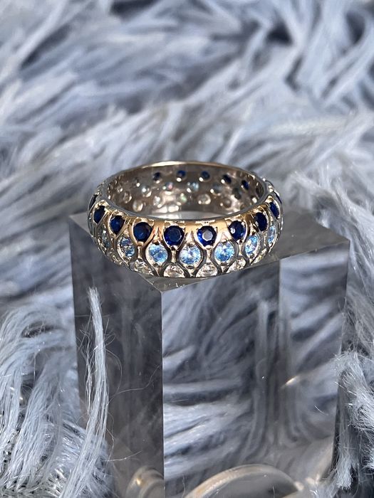 Pierścionek Obrączka próba srebra S 925 18 mm srednica