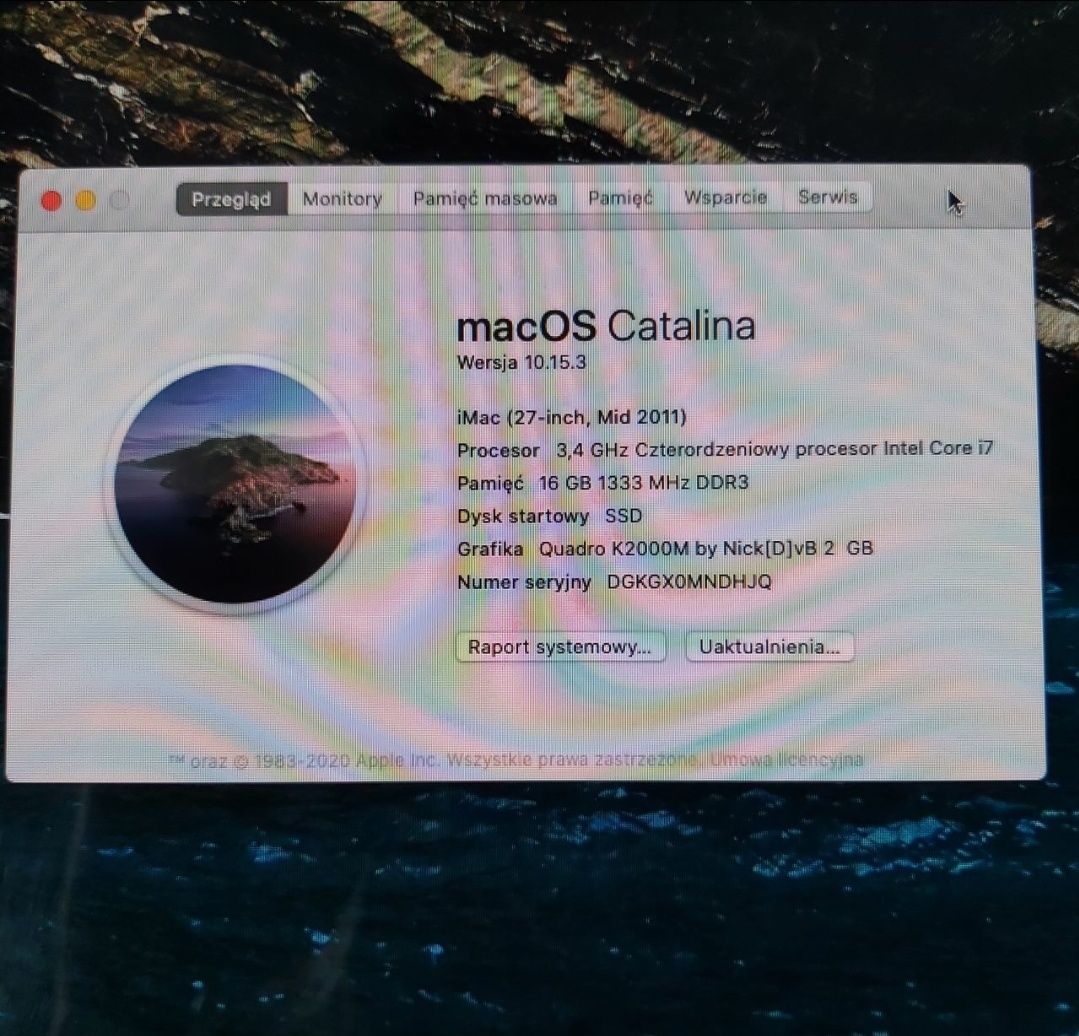 Apple iMac 27", procesor Intel i7 3,4GHz, 16GB RAM, 1TB SATA, SSD 480G