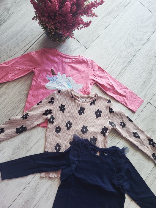Śliczna paka dla dziewczynki 98/104 h&m Cool club  shain
