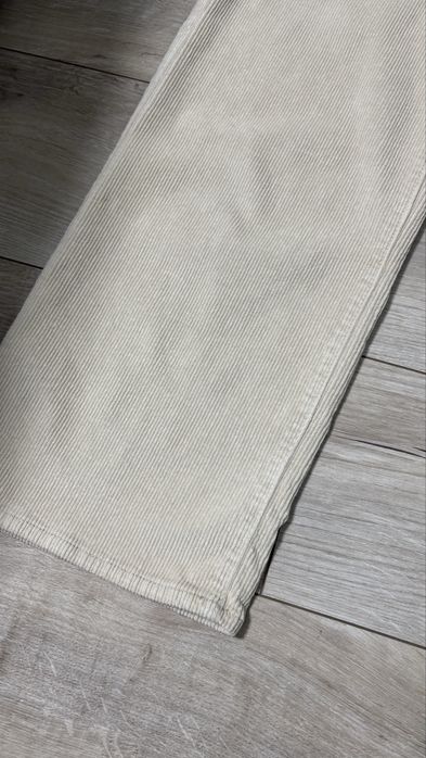 Вельветові бежеві штани