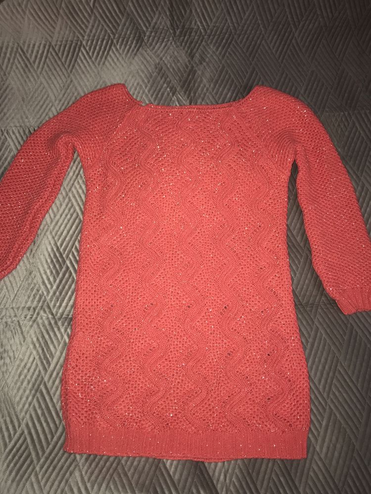 różowy sweter uniwersalny