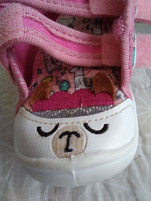 Trepki, kapcie na rzepy Befado r. 22/14cm dziewczynka