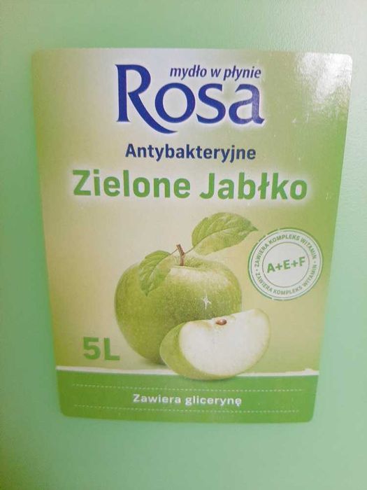 mydło w płynie ROSA 5 litrów zielone jabłuszko