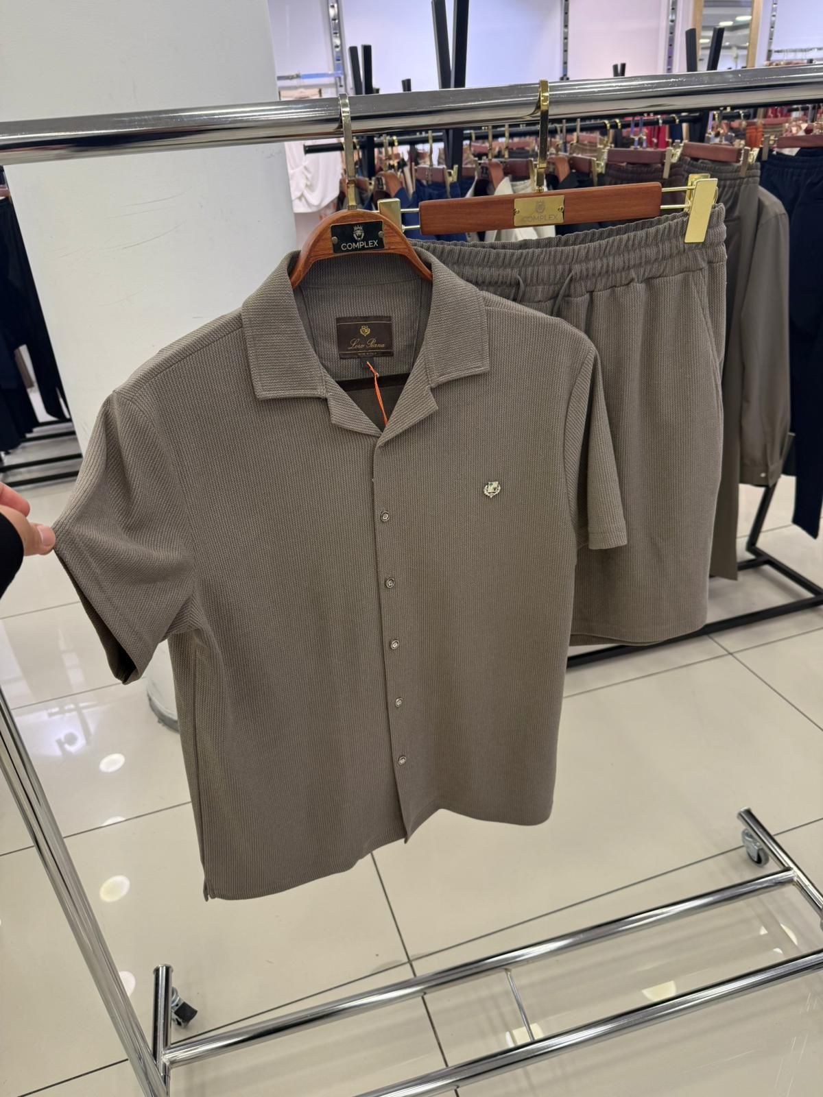 Loro Piana сорочка шорти жаккард