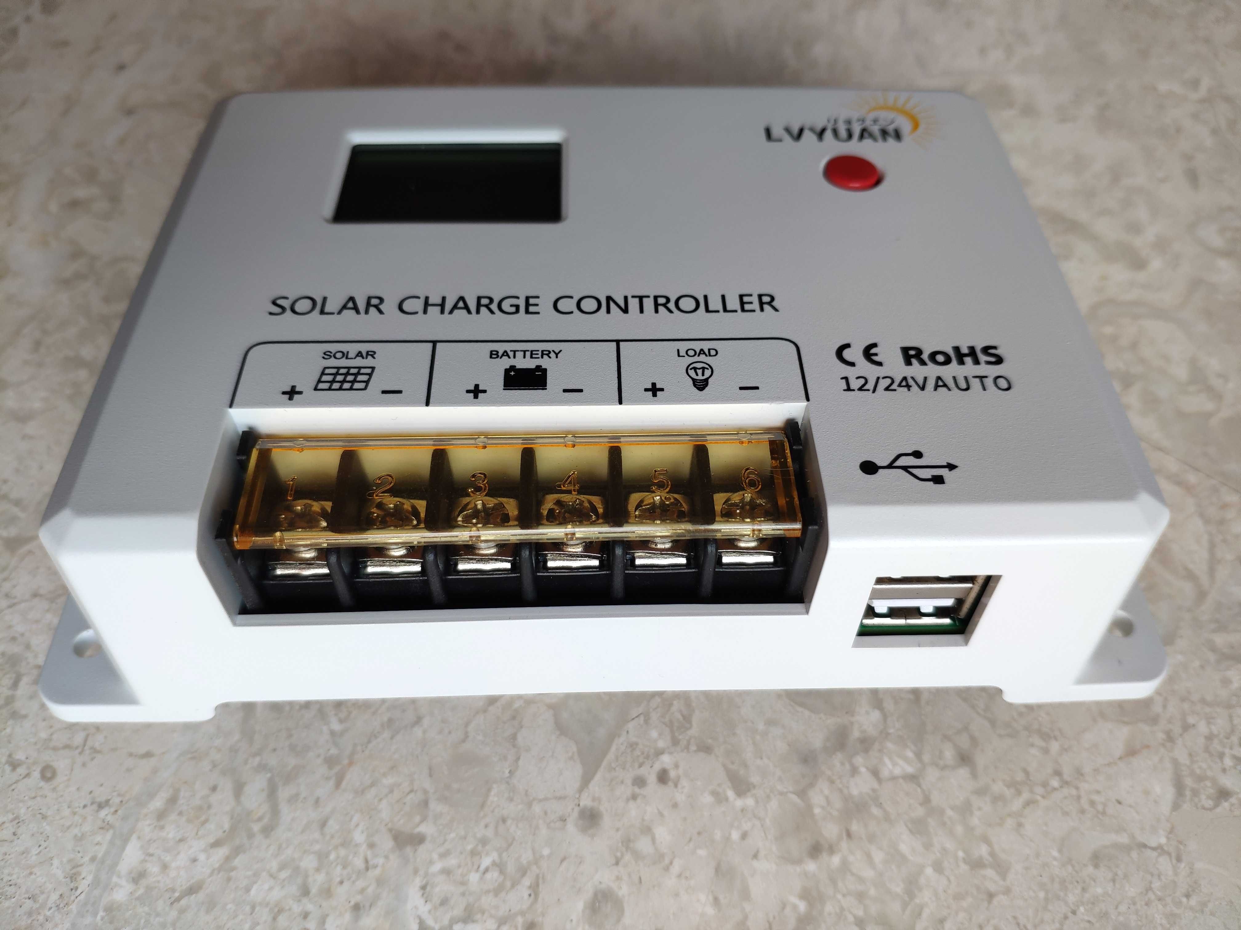 Солнечный MPPT контроллер заряда LVYUAN 30A