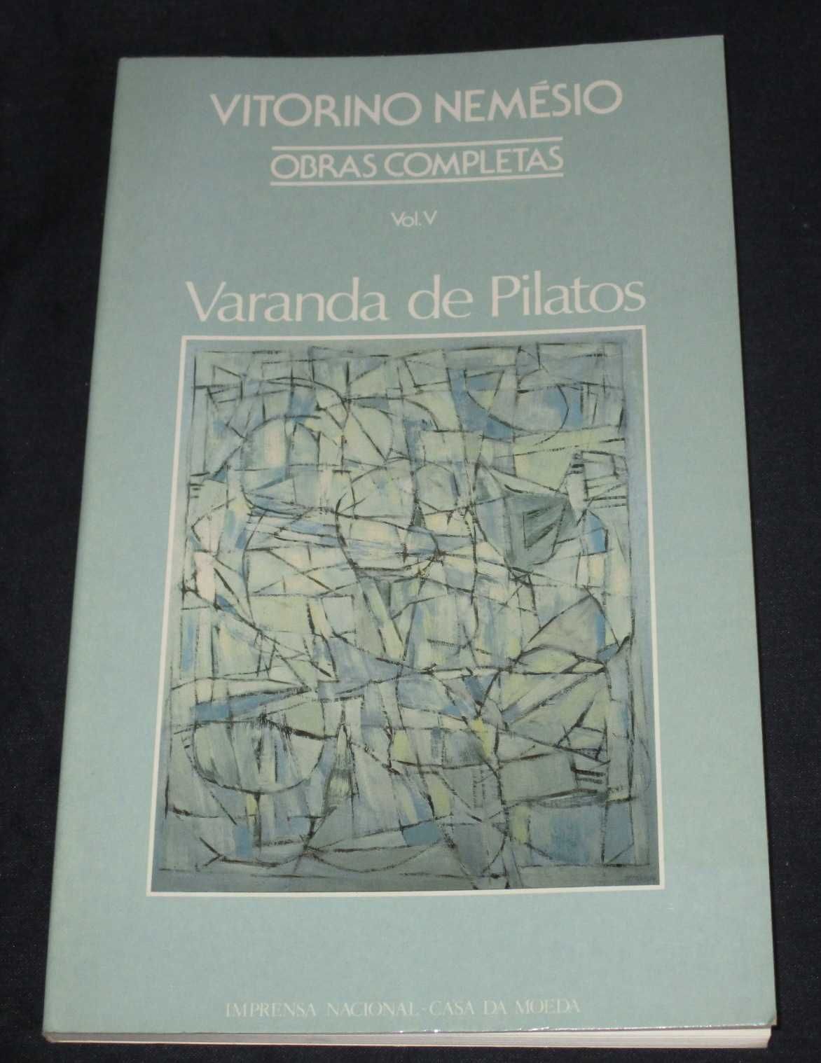 Livro Varanda de Pilatos Vitorino Nemésio