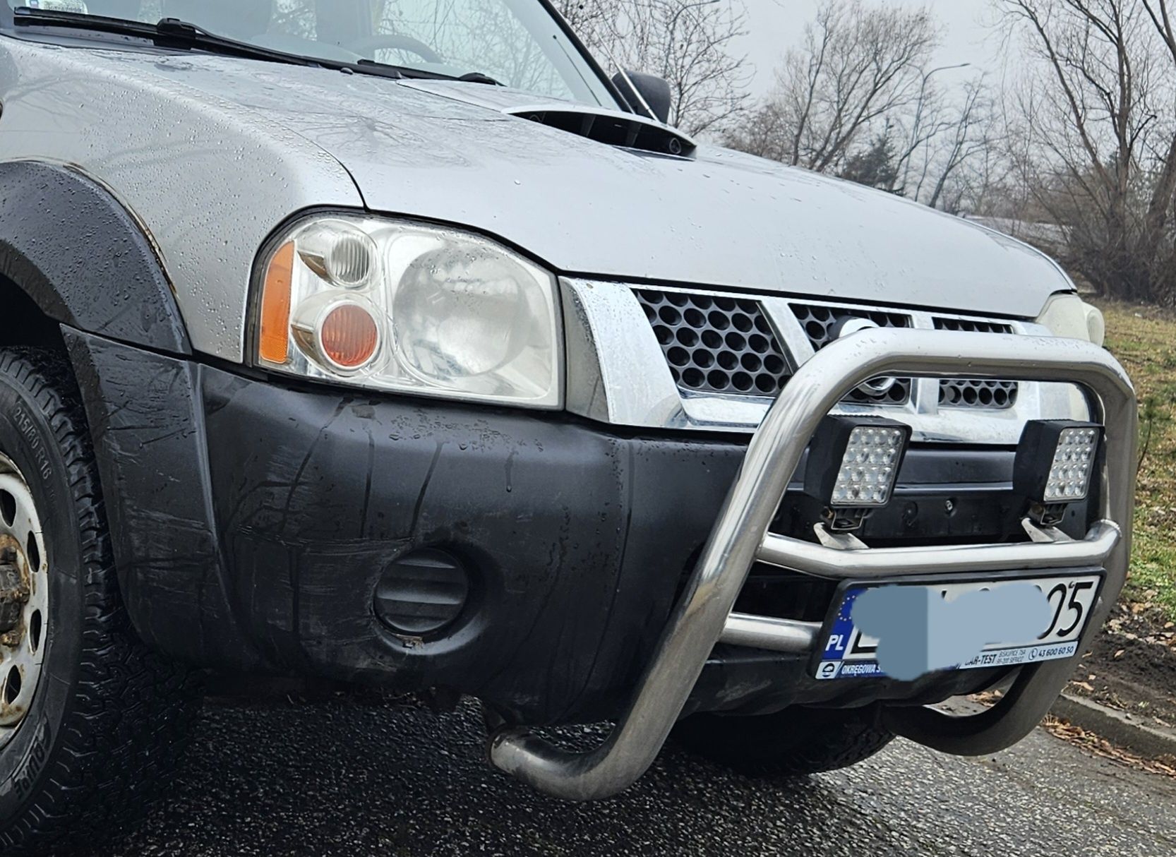 ORUROWANIE PRZÓD ALU, Kangur, Bumper, zderzak Nissan Navara D22