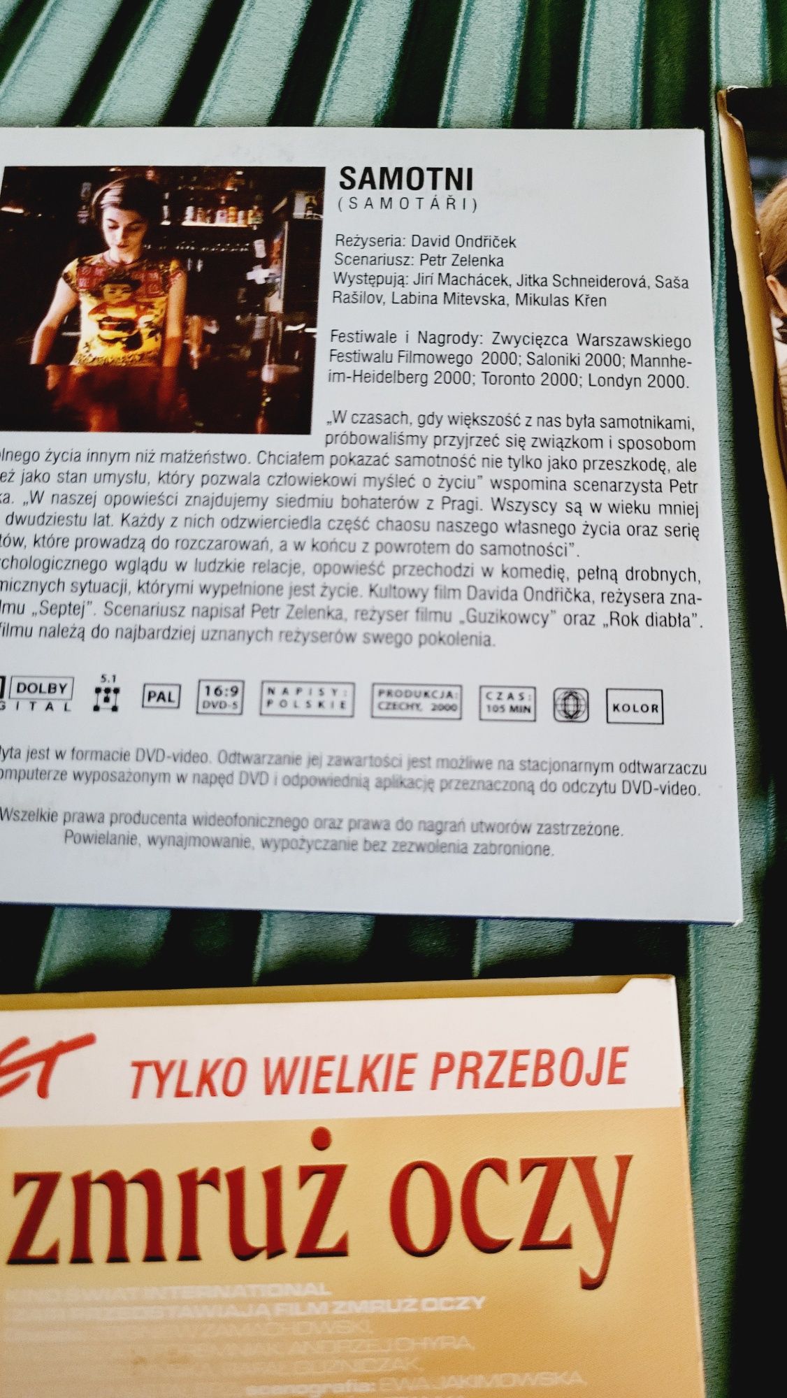 Dobre polskie filmy na dvd Ławeczka Samotni Zmruż oczy Dług