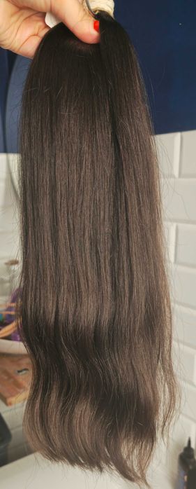 Włosy dziewicze niskoporowate poziom 4 gładka piękna kita