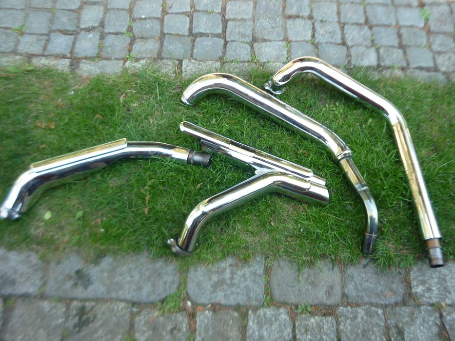 Układ wydechowy(portki z kolankiem)Yamaha XVS-1300 midnigh-star 09r