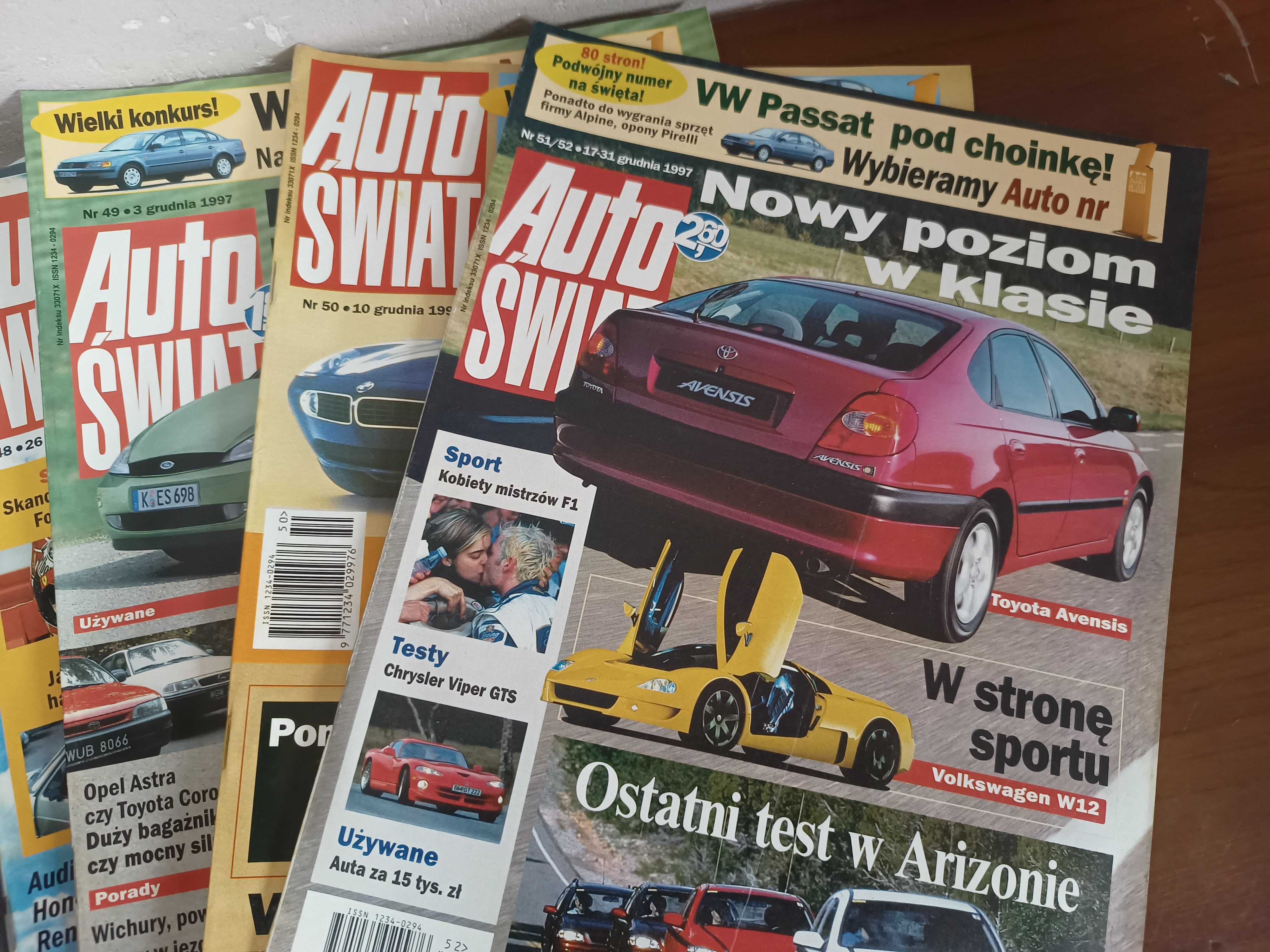 Tygodnik Auto Świat 1997 rok czasopismo motoryzacyjne 20 numerów