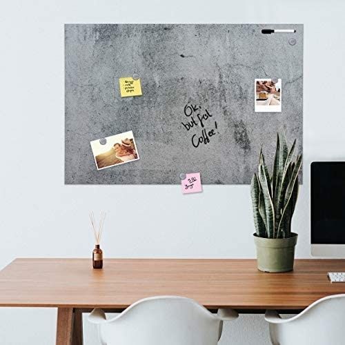 Szklana Magnetyczna tablica Navaris 60x40 + pisak