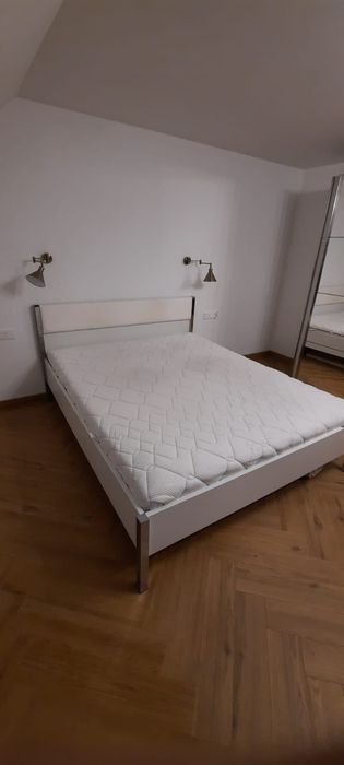 Łóżko + Materac Białe