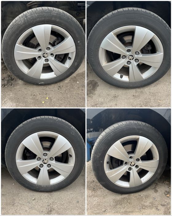 Диски Шкода Колеса в зборі R17 215/55/17 Skoda Volkswagen