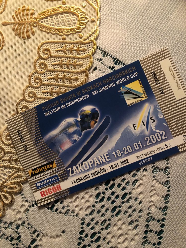 Bilet Zakopane 2002 r