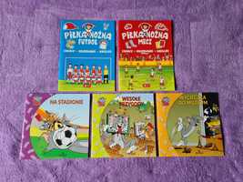 Komplet 3 książek dla dzieci Tom i Jerry i 2 kolorowanek z naklejkami