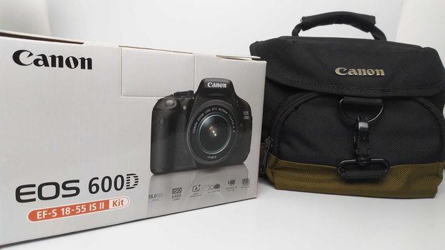 Camara Canon 600D + Bolsa + Caixa original (MUITO BOM ESTADO)