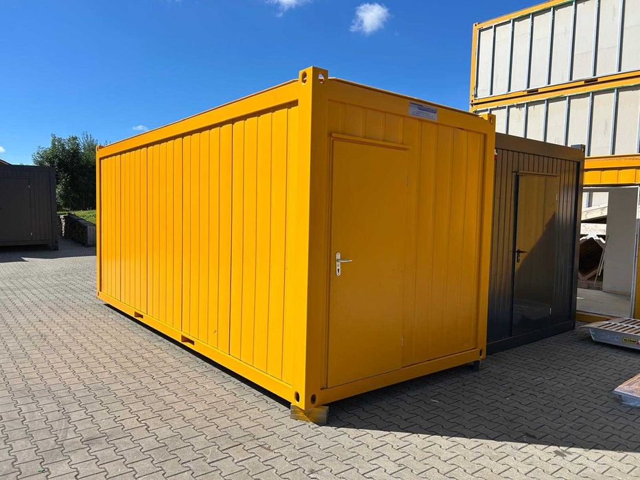 Kontener kontenery biurowe budowlane używane  CONTAINEX 6x2,40x2,60