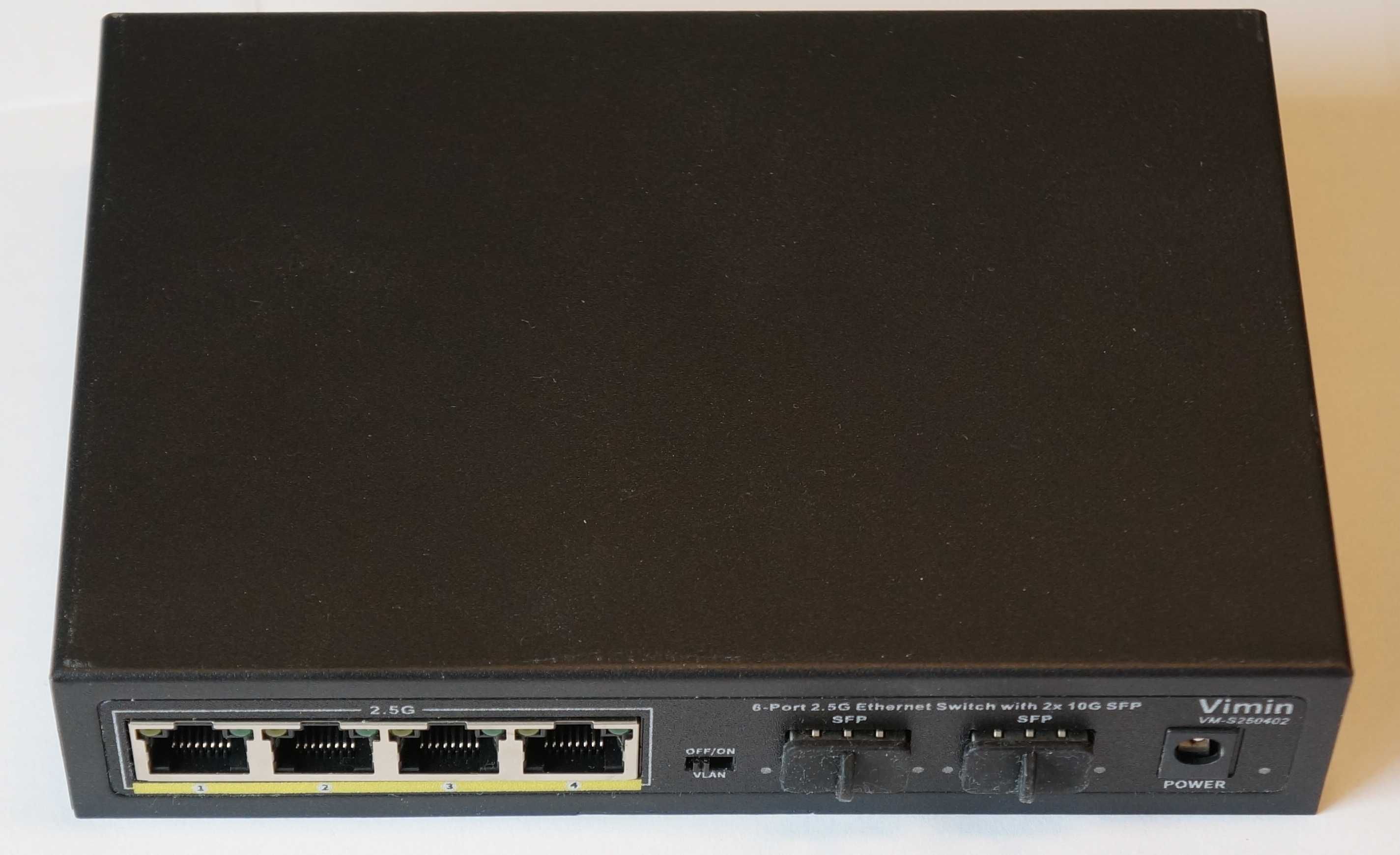 6-Port 2.5G Ethernet Switch 2x 10G SFP Vimin VM-S250402