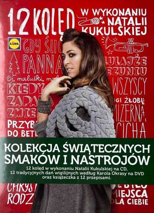 CD Kolędy Natalia Kukulska + DVD 12 dań wigilijnych Karol Okrasa NOWE