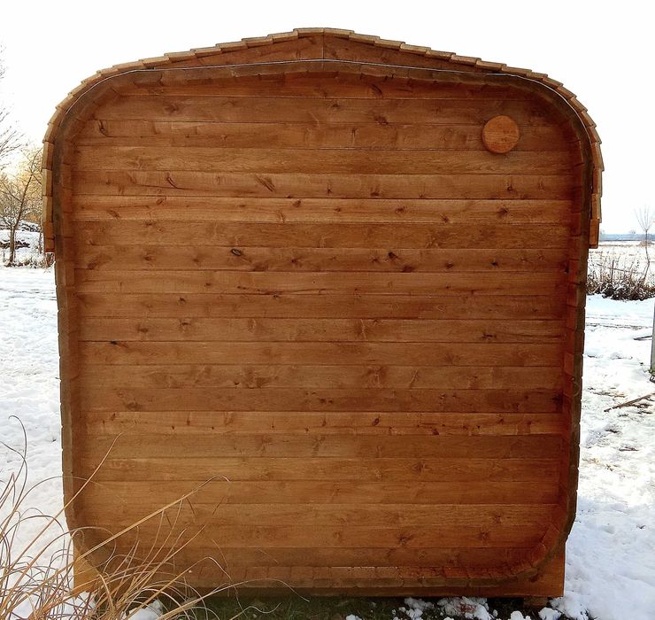 Sauna Quadro z Drewna Olchowego – 215 × 215 × 200 cm