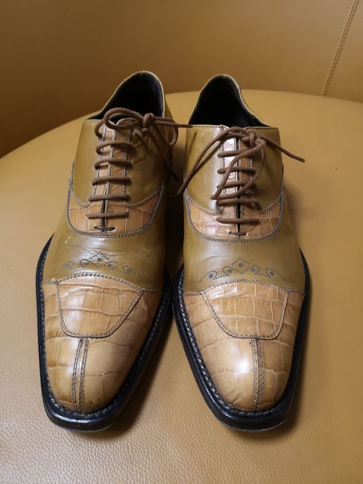 Cesare paciotti. Туфли. Крокодил. Италия