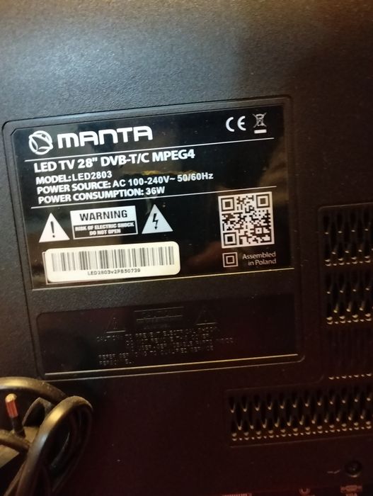 Telewizor Manta 28 cali