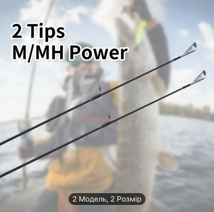 ROLLFISH Високочутлива вудка з карбонового волокна