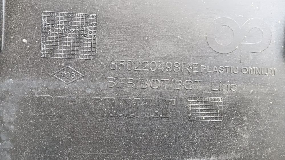 Parachoques Renault Megane GT line para choques 2017