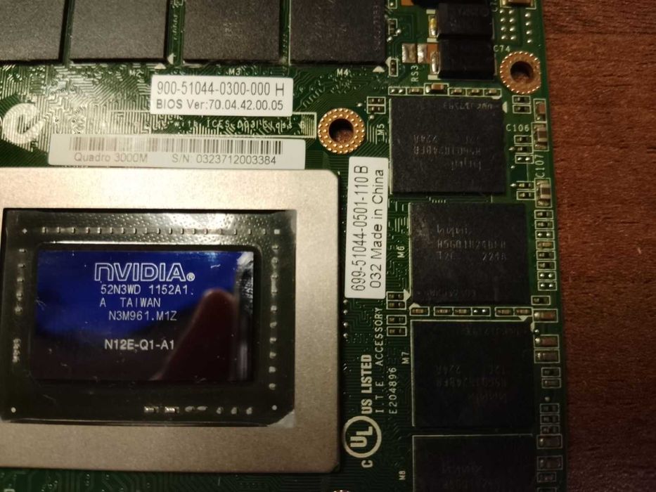 Nvidia Quadro 3000M 2GB (900-51044-0300-000 H) на запчастини
