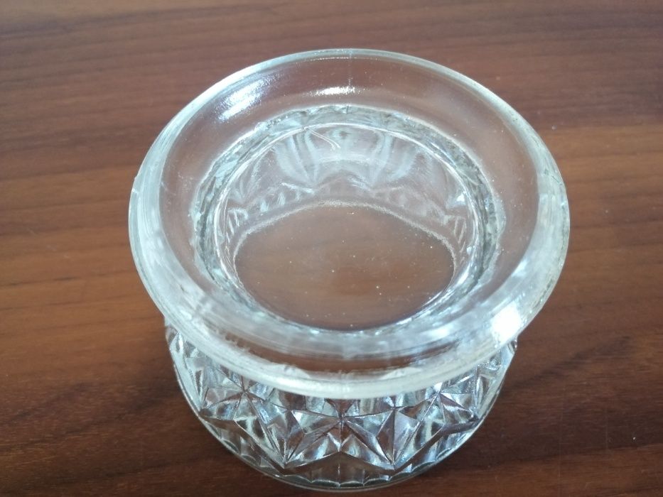 Cukiernica szklana szkło Ząbkowice Art Deco
