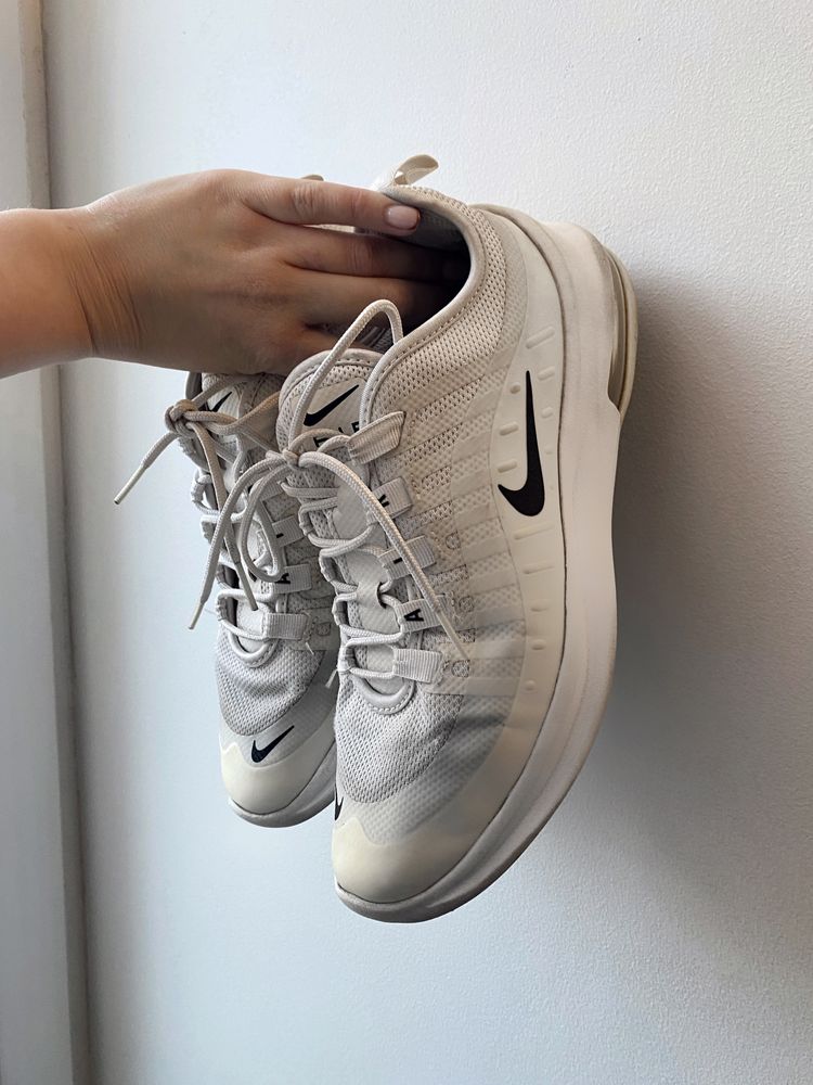 Nike air max axis triple white, білі кросівки nike, оригінал