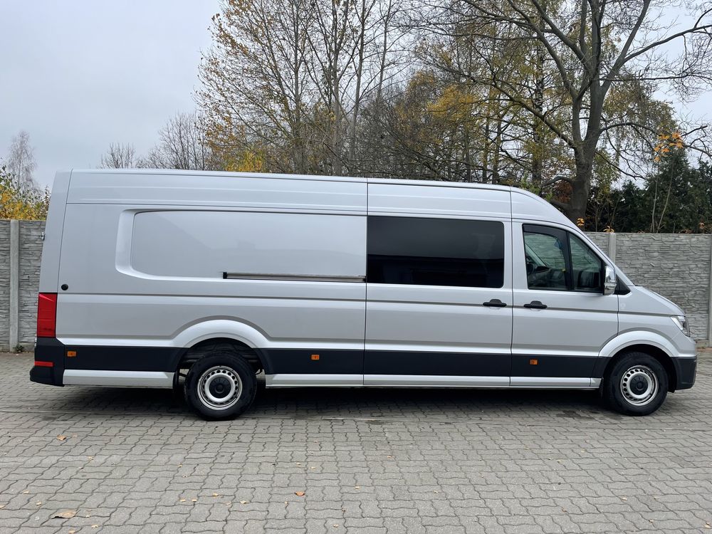 VW Crafter 180KM Automat L5H2 - brygadowy 3osobowy , full opcja !