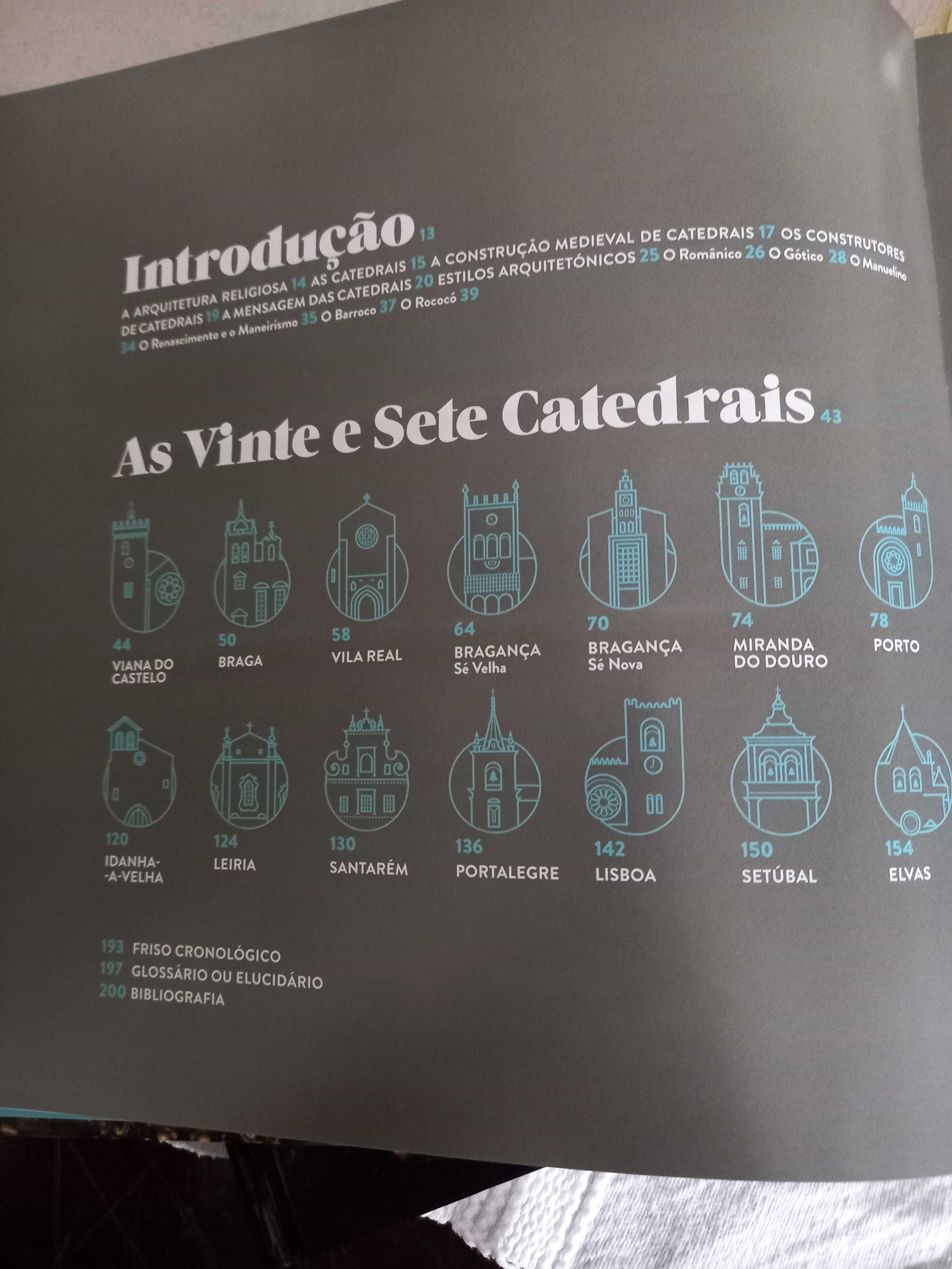 Livro  " Catedrais de Portugal " de António Saraiva