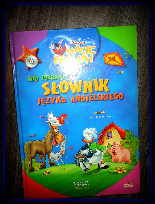 Magic English Moj pierwszy słownik języka angielskiego + 2 płyty CD