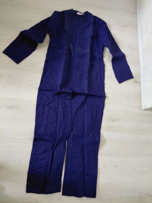 Markowy kombinezon roboczy KLM 54 z Holandii vintage nowy