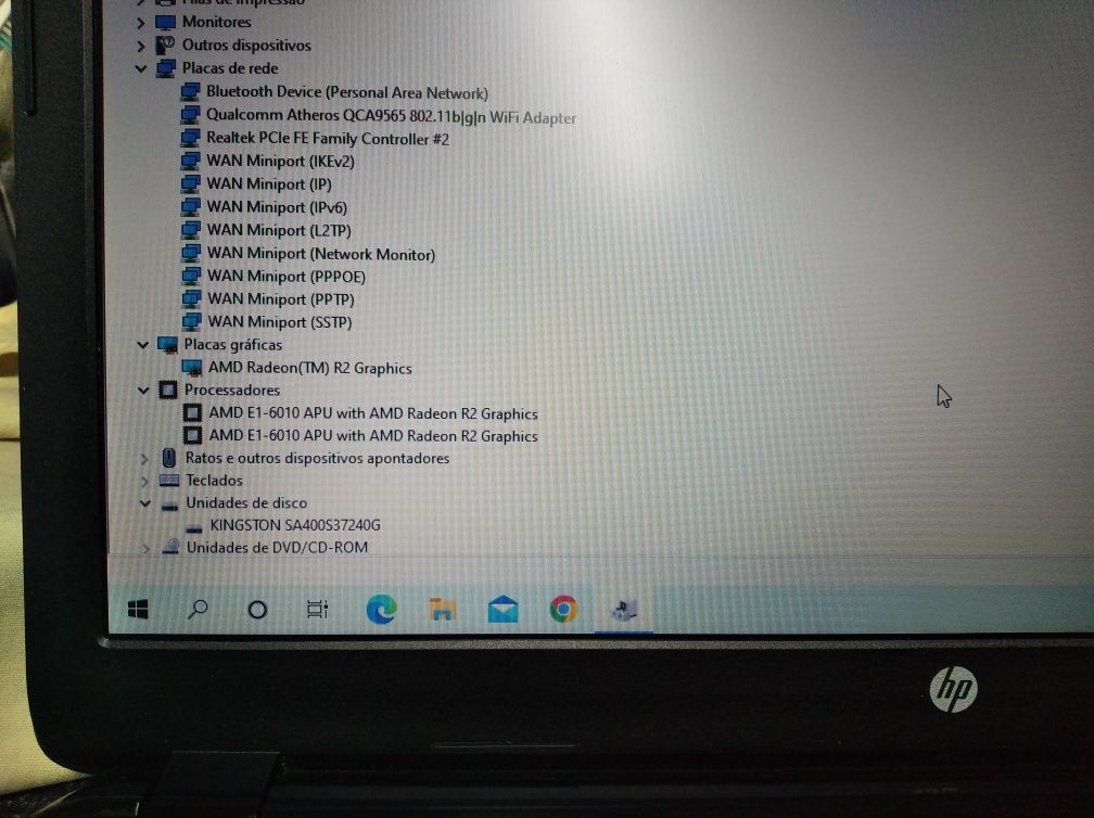 HP 255 G3 AMD E1-6010+Radeon R2+SSD 240gb