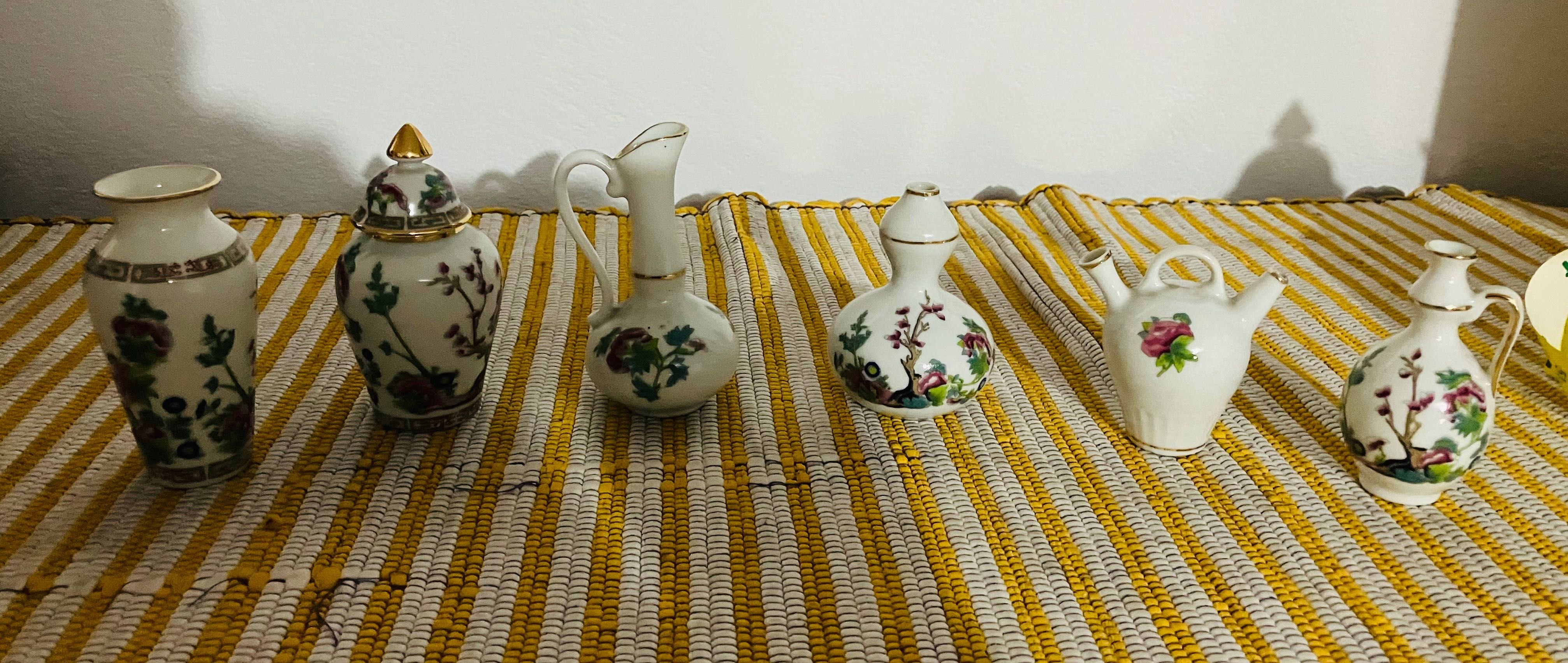 Conjunto de 6 peças de porcelana Porart