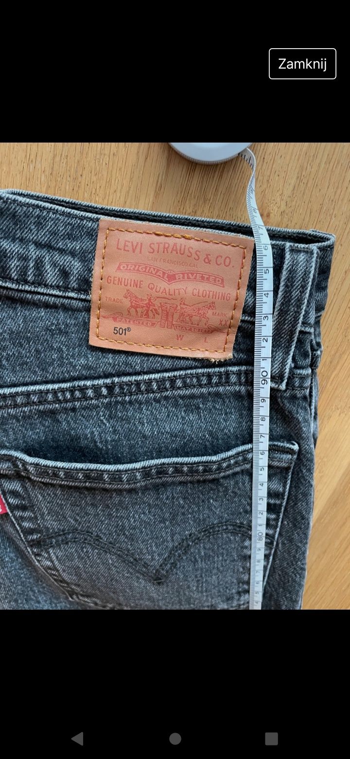 Dżinsy jeansy Levi's 501