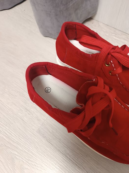 Мокасіни жіночі червоні