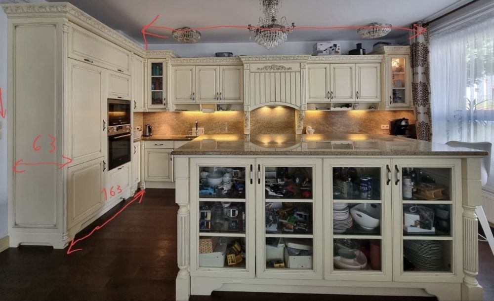 Meble kuchenne z wyspą