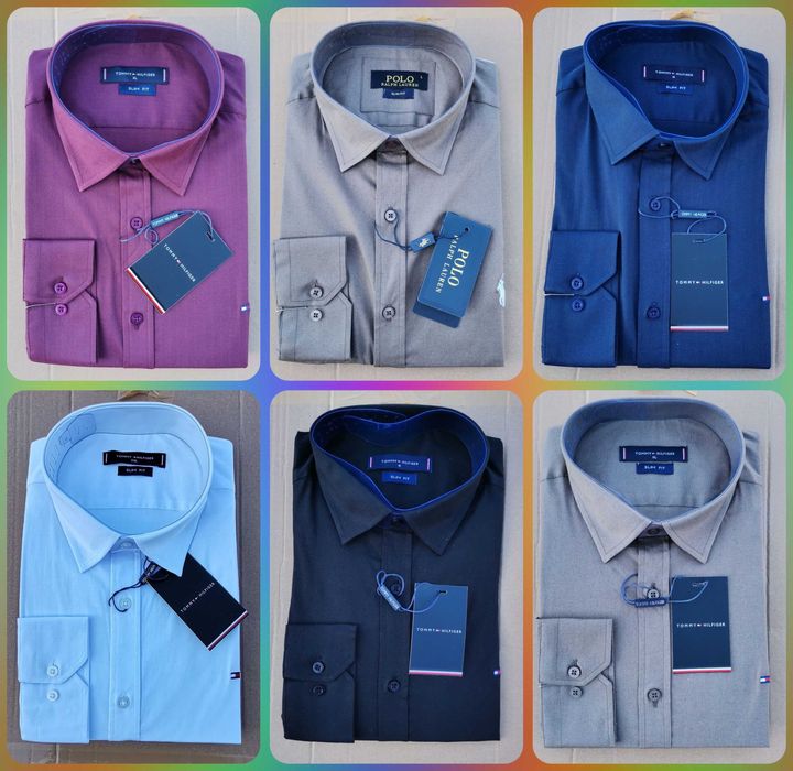 Koszule eleganckie dlugi męskie tommy hilfiger maly znaczek OUTLET