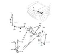 Стабилизатор поперечной устойчивости Range Rover Sport активный