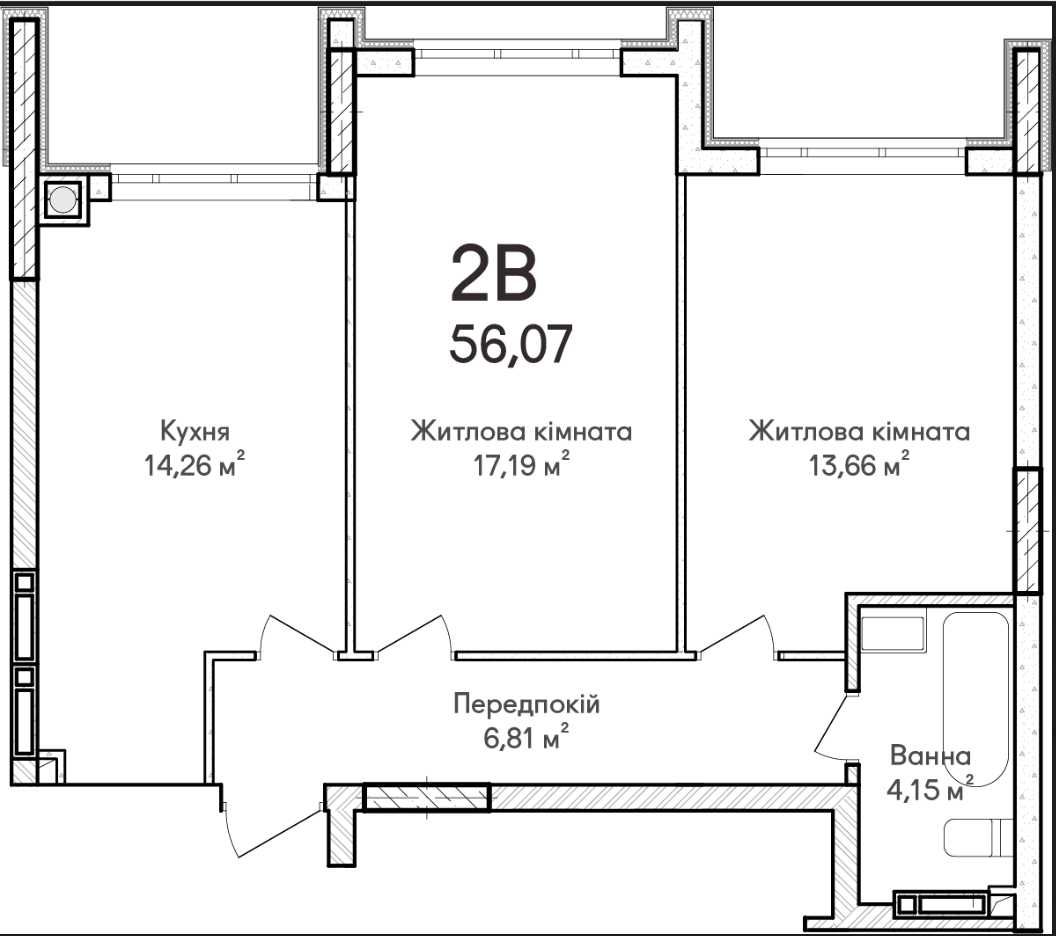 Природний Комфорт: Затишна 2к Квартира поруч з Лісовим Масивом.