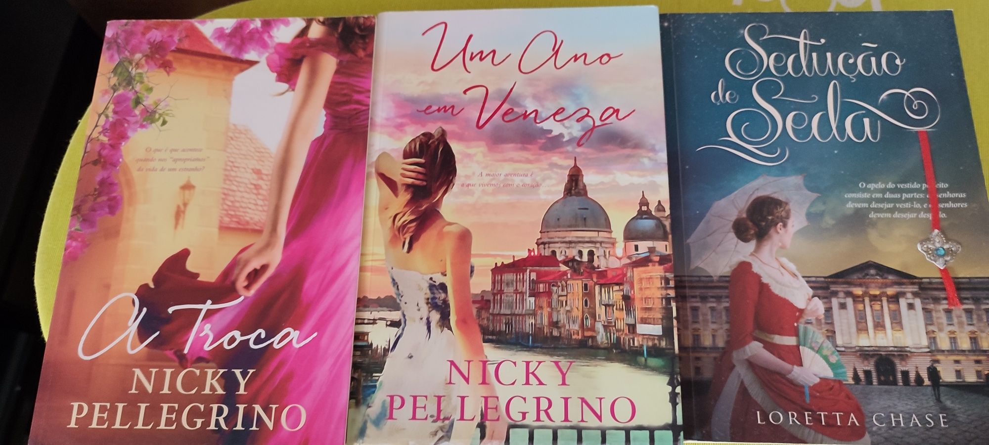 Livros como novos, Trisha Ashley, Nicky Pelegrini, Jude Deveraux