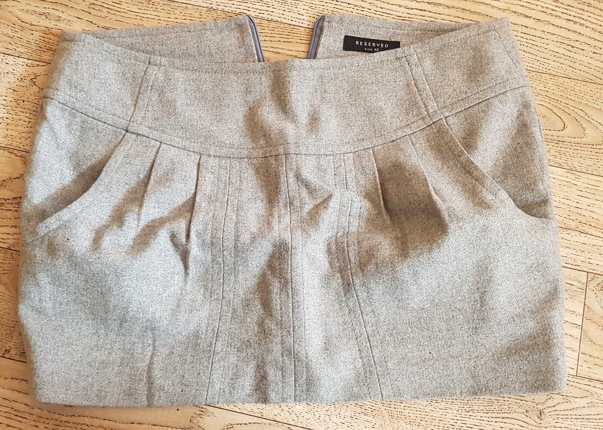 Szara spódnica XL Reserved