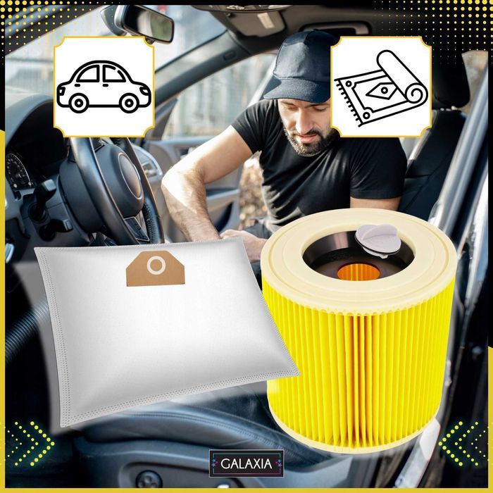 Worki do Odkurzacza Karcher WD3 10x WOREK WD 3 WD2 WD 6 SE 4001 Filtr