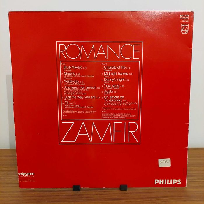 Disco vinil LP Zamfir – Romance