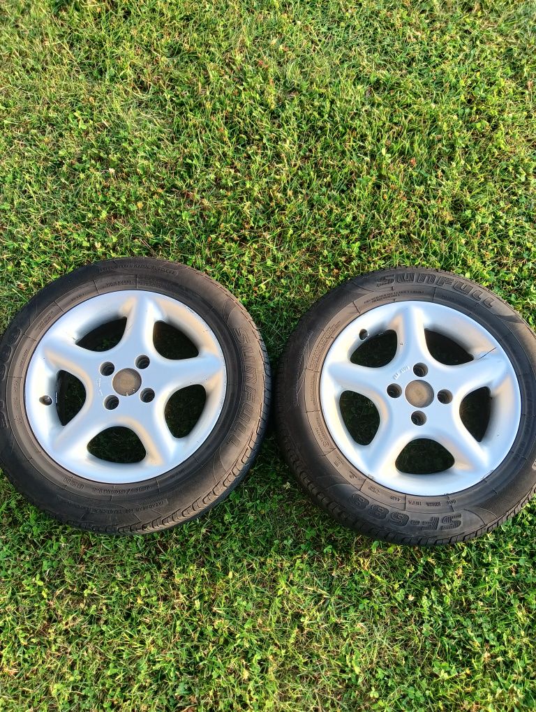 Felgi z oponami 4x100, 185-60 R14
